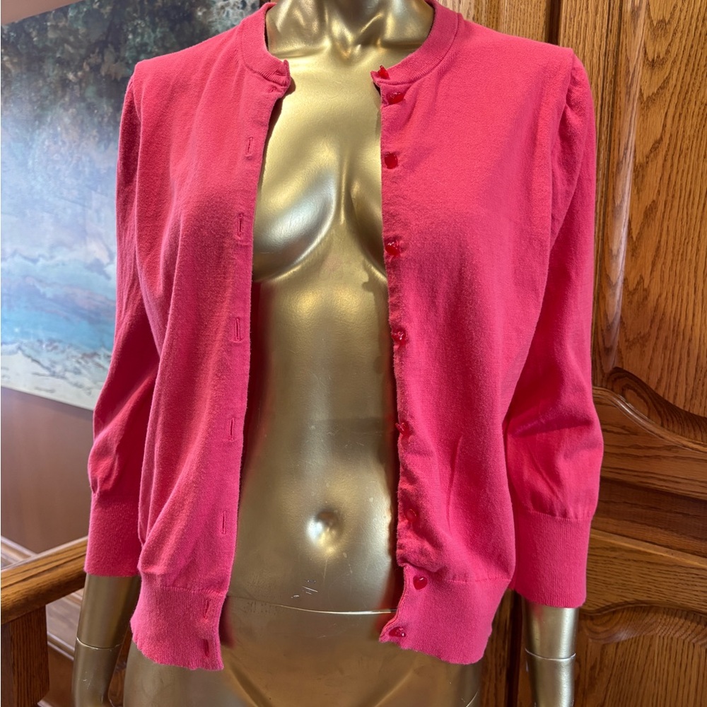 J. Crew Coral Knit Sweater Teens